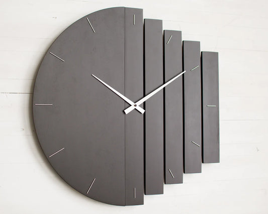 MIXOR : Horloge Murale en Bois au Design Simple et Élégant